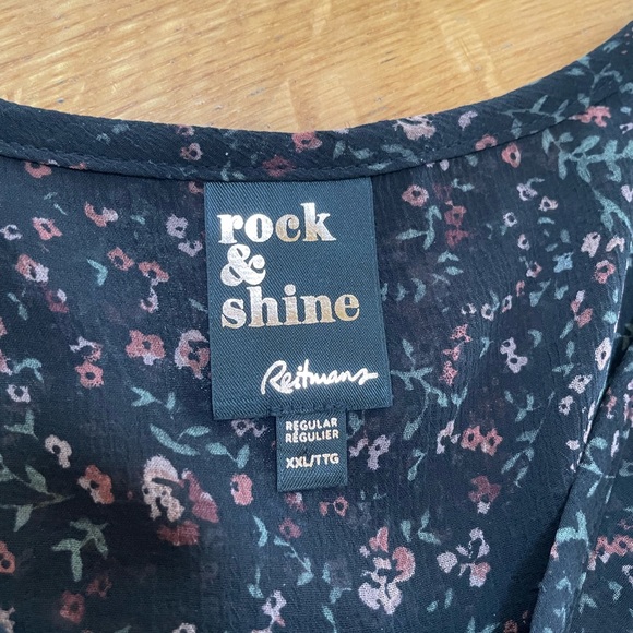 Floral Sheer Reitmans Blouse - Picture 5 of 5